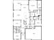 Detailed floor plan of the home with room dimensions and layout at 18636 Sailors Delight Pass, Land O Lakes, FL 34638
