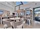Modern lounge area with comfortable seating, stylish decor, and ample natural light at 18636 Sailors Delight Pass, Land O Lakes, FL 34638