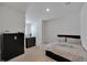Bedroom with neutral colors, carpet, and a full sized bed at 1967 Hovenweep Rd, Wesley Chapel, FL 33543