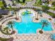 An aerial view of the amazing Connerton community pools and waterpark at 22287 Storybook Cabin Way, Land O Lakes, FL 34637