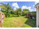 Wide open green backyard, with tropical foliage, and room for outdoor enjoyment at 29013 Old Marsh End, Wesley Chapel, FL 33543