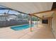 Outdoor screened-in pool area, perfect for relaxation at 2974 Sean Way, Palm Harbor, FL 34684