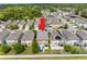 Overhead shot emphasizes the property's features like a swim spa, patio, and manicured lawn at 5946 81St N Ave, Pinellas Park, FL 33781