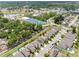Elevated view highlights the home's desirable location, nestled among landscaped properties at 5946 81St N Ave, Pinellas Park, FL 33781