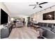 Spacious living room featuring an open floor plan at 1350 Gulf Blvd # 301, Clearwater Beach, FL 33767
