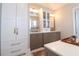 Bathroom with a built-in vanity and double sinks at 11105 5Th E St, Treasure Island, FL 33706