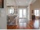 Open living area showcasing bar seating with great view of the outdoor terrace at 11105 5Th E St, Treasure Island, FL 33706