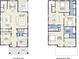 Detailed floor plan showcasing the layout of the home's first and second floors at 1550 48Th N Ave, St Petersburg, FL 33703