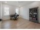 Comfortable office space with hardwood floors, a desk and natural lighting at 1550 48Th N Ave, St Petersburg, FL 33703