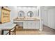 Stylish bathroom featuring double vanity with attractive countertop and modern fixtures at 1810 Pine Hill Dr, Safety Harbor, FL 34695