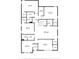 Floor plan illustrating the layout of multiple bedrooms, bathrooms, a Gathering room, and walk-in closets at 19309 Prairie Tree Pl, Tampa, FL 33647