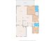 Detailed floor plan showing layout of kitchen, living room, bedrooms, bathrooms, and garage at 22304 Stillwood Dr, Land O Lakes, FL 34639