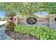 Stone monument sign for Crosby Crossings surrounded by lush landscaping at 2510 Cross More St, Valrico, FL 33594