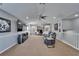 Spacious living room with neutral paint and carpet at 2510 Cross More St, Valrico, FL 33594