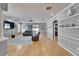 Spacious Gathering room with hardwood floors, neutral colors, and ample natural light at 2510 Cross More St, Valrico, FL 33594