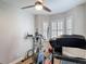 Bright exercise room with an elliptical machine, treadmill, and ample natural light at 2874 Bayshore Trails Dr, Tampa, FL 33611