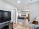 Entering main bedroom featuring wood-look flooring, and sitting area at 2874 Bayshore Trails Dr, Tampa, FL 33611