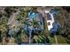 Stunning aerial view of the home, highlighting its prime location and well-maintained landscaping at 330 47Th N Ave, St Petersburg, FL 33703