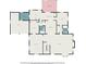 Detailed floor plan layout showcasing the home's bedrooms, kitchen, living spaces, and screened porch at 4125 89Th E St, Palmetto, FL 34221