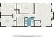 Detailed floor plan featuring four bedrooms, one bath, a hall and a walk-in closet at 4125 89Th E St, Palmetto, FL 34221