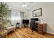 This bedroom is styled as a home office space at 4417 W Fair Oaks Ave, Tampa, FL 33611