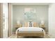 Inviting bedroom featuring natural accents, a stylish bed, complementary decor, and soft natural light at 5618 Red Kite Dr, Wimauma, FL 33598