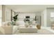 Open concept living room seamlessly connects to a modern kitchen with stainless steel appliances at 5618 Red Kite Dr, Wimauma, FL 33598