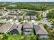 Overhead view of homes in a beautifully planned neighborhood with ponds, pools, and well-manicured lawns and landscaping at 5809 Alabaster Stone Ln, Apollo Beach, FL 33572