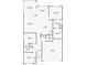 Detailed floor plan showcasing the layout of the house, including all rooms and dimensions at 6426 Bradford Woods Dr, Zephyrhills, FL 33542