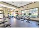 Bright and airy gym featuring cardio machines and fitness equipment for a healthy lifestyle at 7051 Derwent Glen Cir, Land O Lakes, FL 34637