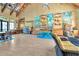 Comfortable lounge area featuring a area, study and displays of sea life at 7051 Derwent Glen Cir, Land O Lakes, FL 34637