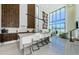Modern kitchen featuring a large island, floor-to-ceiling cabinetry, and an open floor plan at 88 Avonwood, Tampa, FL 33625