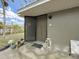 The secure, protected front door is easily accessed from the street at 101 Gulf Blvd, Belleair Beach, FL 33786