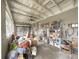 Unorganized garage with miscellaneous items at 101 Gulf Blvd, Belleair Beach, FL 33786