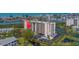 Aerial shot of waterfront condo community and boat docks at 11590 Shipwatch Dr # 342, Largo, FL 33774