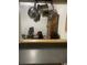 Kitchen with a view of the workspace through the pass-through at 2910 Lichen Ln # B, Clearwater, FL 33760