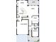 Detailed floor plan of the first floor showcasing the kitchen, Gathering room, study, and garage layout at 5011 21St N Ave, St Petersburg, FL 33710