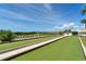 Bocce ball court with artificial turf surface offers hours of outdoor fun and games at 755 Collany Rd # 504, Tierra Verde, FL 33715