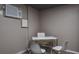 Office featuring a modern white and gold desk at 758 Claudia Ln, Palm Harbor, FL 34683