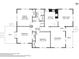 Floor plan illustrating the layout of the residence, including the room dimensions at 933 E Shadowlawn Ave, Tampa, FL 33603