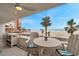 Cozy balcony featuring chairs and tables with stunning ocean views at 17940 Gulf Blvd # 2D, Redington Shores, FL 33708