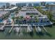 Waterfront condos with private boat docks and a community pool at 19417 Gulf Blvd # B-210, Indian Shores, FL 33785