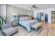 A luxurious main bedroom with elegant furnishings and a serene ambiance at 19816 Gulf Boulevard # 201, Indian Shores, FL 33785