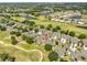 Beautiful aerial view of a well-manicured community and golf course, offering a serene and luxurious lifestyle at 2112 Acadia Greens Dr # 62, Sun City Center, FL 33573