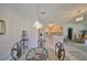 View from dining room to kitchen and living room at 2112 Acadia Greens Dr # 62, Sun City Center, FL 33573