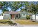 This charming home boasts a covered front porch and manicured front yard at 2125 Acorn S Pl, St Petersburg, FL 33712