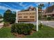Brynnwood Community Sign shows building numbers in 55+ deed restricted community at 3021 Countryside Blvd # 24A, Clearwater, FL 33761