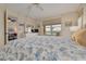 Spacious main bedroom features large window with water view at 5220 Brittany S Dr # 210, St Petersburg, FL 33715
