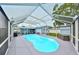 Beautiful backyard featuring a screened pool with deck, offering a private outdoor space for leisure and fun at 5248 Coral N Way, St Petersburg, FL 33714