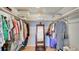 Spacious walk-in closet with custom shelving and plenty of storage options at 5248 Coral N Way, St Petersburg, FL 33714